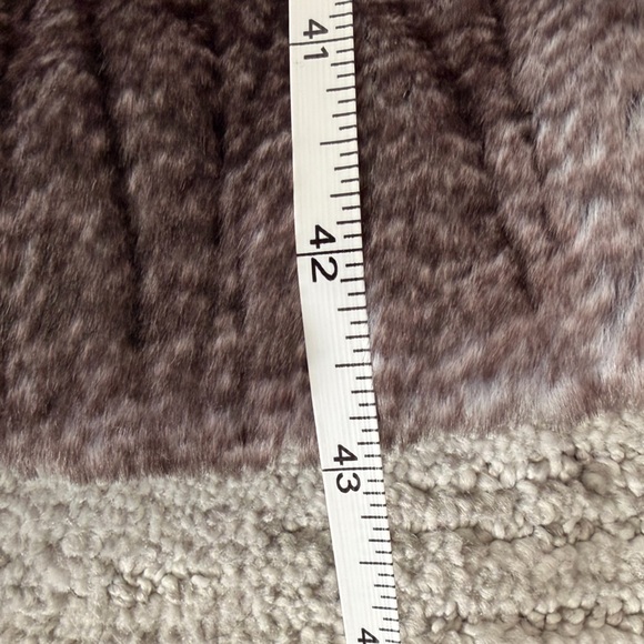 Hutch Colorblock Long Faux Fur Coat - Picture 8 of 13